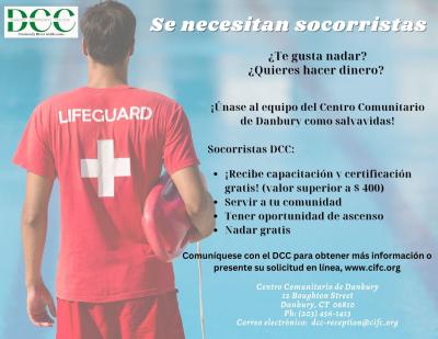 Lifeguard course flyer in spanish