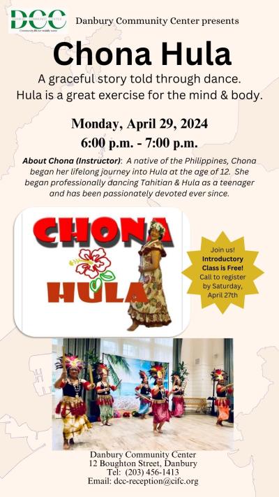 Chona Hula Class - Monday 6-7pm